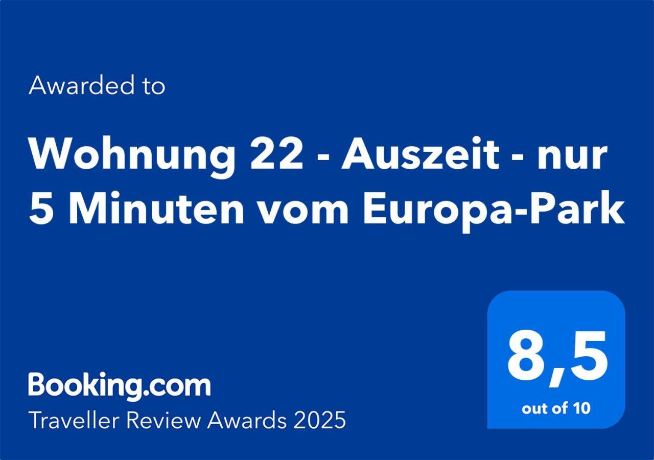 Wohnung 22 - Auszeit - Nur 5 Minuten Vom Europa-Park Kappel-Grafenhausen Exteriér fotografie